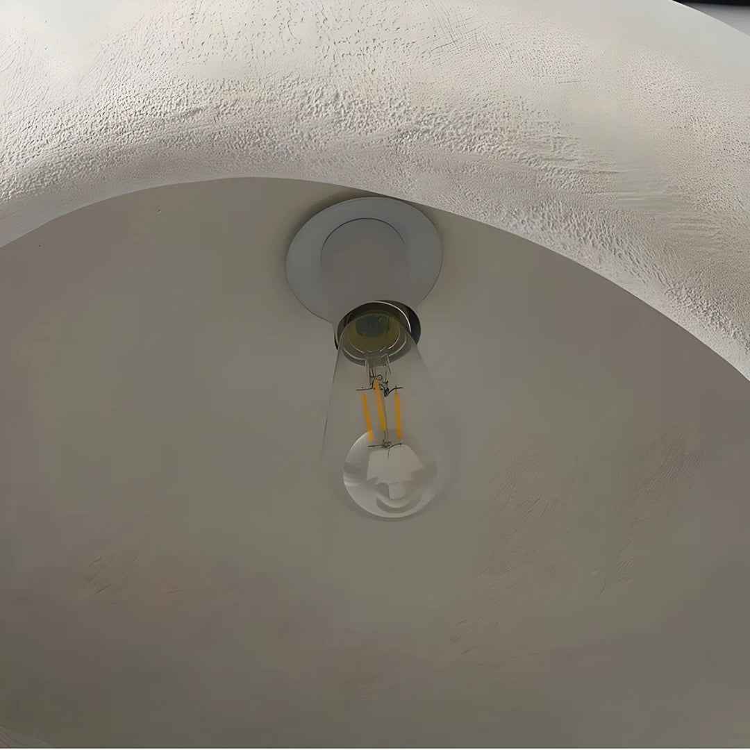 Heidelberg Single White Finish Polyester Pendant – Modern & Lightweight Lighting