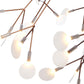 Kenyarda 45-Light Gold LED Pendant – Modern Statement Chandelier