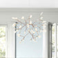 Kenyarda 45-Light Gold LED Pendant – Modern Statement Chandelier