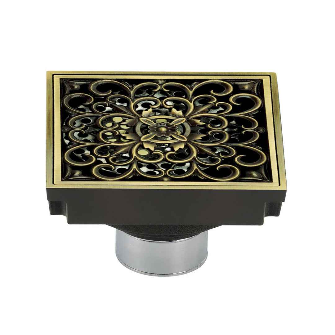 Watercourse Scroll Grid Shower Drain – Durable & Stylish Drain Cover for Bathroom