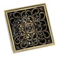 Watercourse Scroll Grid Shower Drain – Durable & Stylish Drain Cover for Bathroom