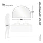 Kira Arched Mirror – Elegant Wall Mirror for Entryway, Living Room, or Bedroom Décor
