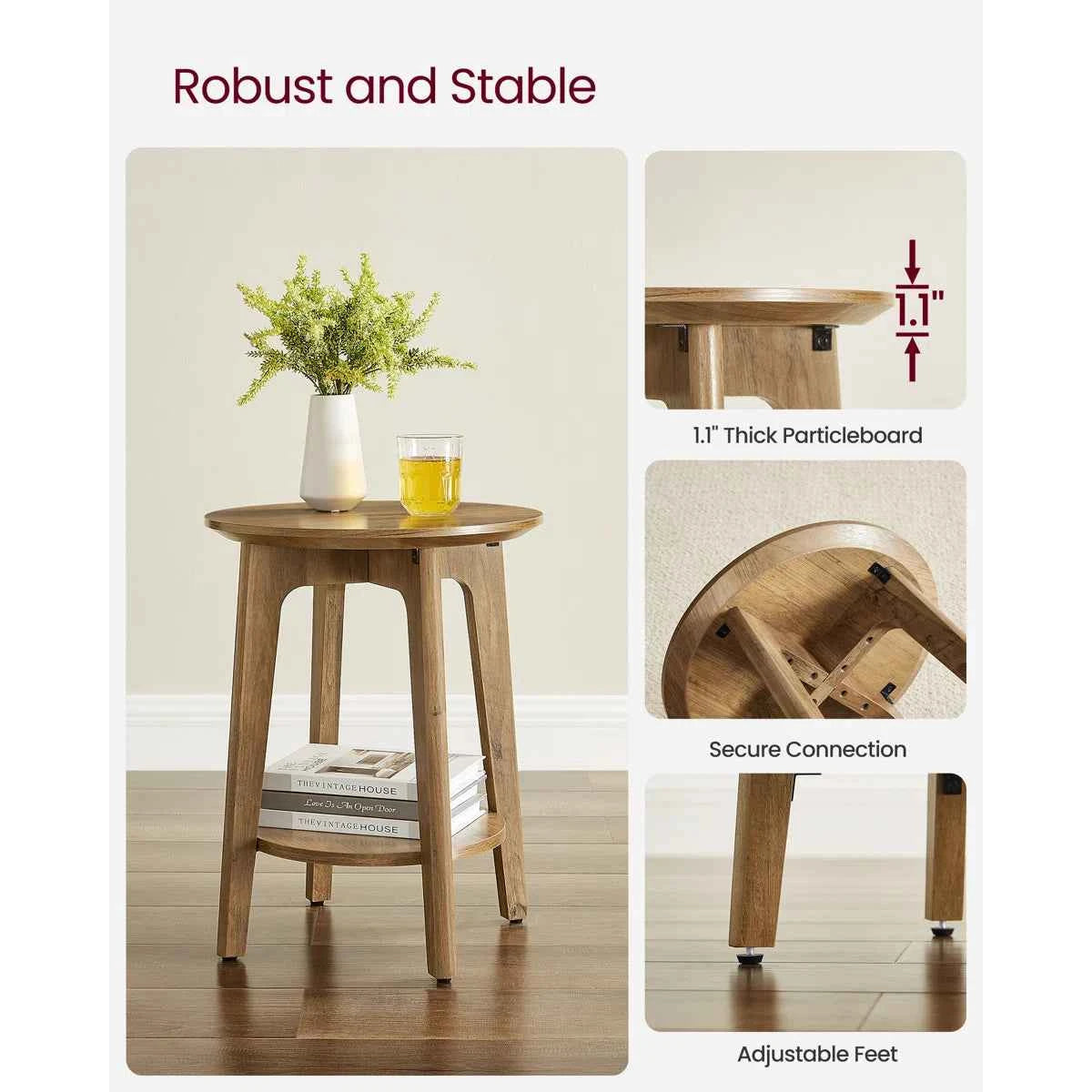 Krish End Table – Stylish and Functional Accent Table for Any Room