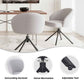 Margeret Swivel Upholstered Dining Chair – Modern 360° Swivel Comfort Seating