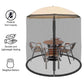 Marla Mosquito Net for Patio Umbrellas – Zippered Bug Screen Insect Protection