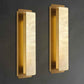Mikinzie 2-Light LED Alabaster Wall Sconces – Modern Set of 2 Decorative Wall Lamps
