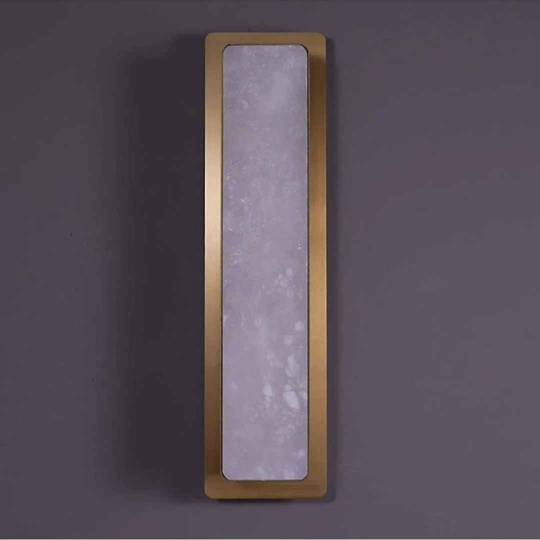 Mikinzie 2-Light LED Alabaster Wall Sconces – Modern Set of 2 Decorative Wall Lamps