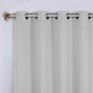 Millendon Solid Modern Polyester Grommet/Rod Pocket Room Darkening Curtain Pair (Set of 2)