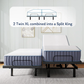 Mobley 15" Zero Gravity Adjustable Bed – Wireless Remote for Personalized Comfort