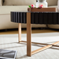 Modern Round Coffee Table – Sleek Style with Sturdy Metal Legs  Bring a touch of modern elegance to your living space with the Modern