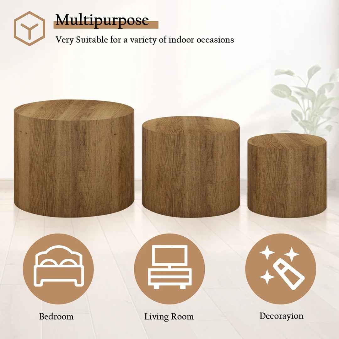 Nesting Coffee Table Set of 3 – Space-Saving & Stylish Living Room Tables