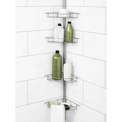Nev Tension Shower Caddy – Adjustable & Rust-Resistant Bathroom Organizer