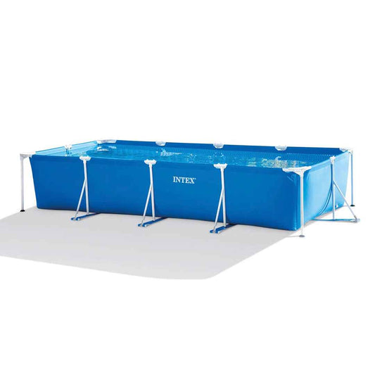 Intex Rectangular Frame Above Ground Swimming Pool – Easy Setup Family Pool