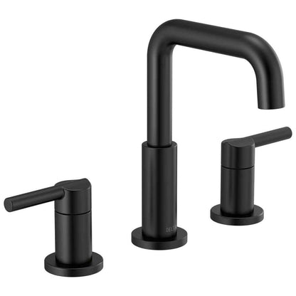 Nicoli Widespread Bathroom Faucet – 3-Hole, 2-Handle Sink Faucet for Modern Bathrooms