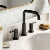 Nicoli Widespread Bathroom Faucet – 3-Hole, 2-Handle Sink Faucet for Modern Bathrooms