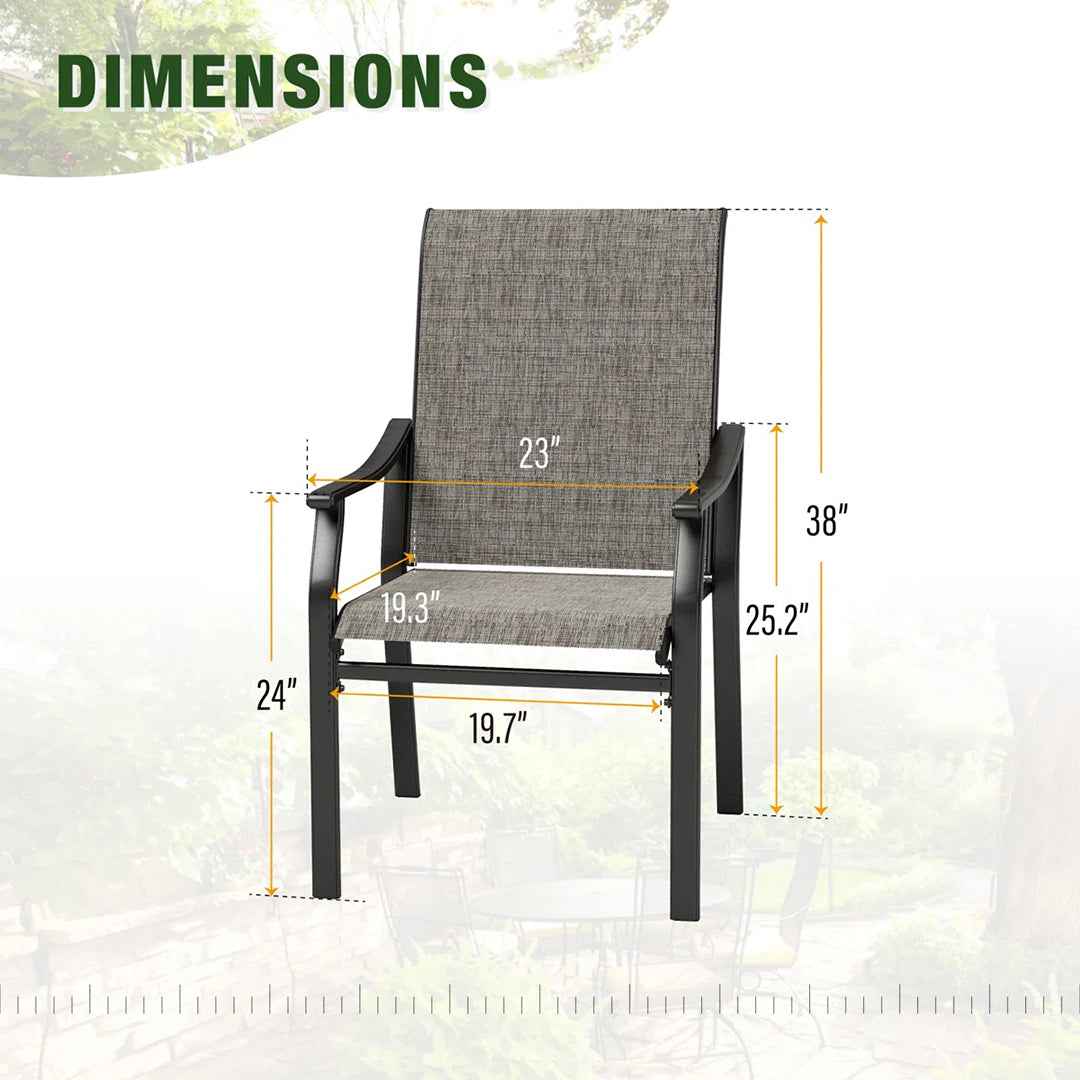 Nosson Patio Dining Armchair – Comfort Meets Outdoor Style