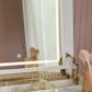 Woodstock, Ontario, appliances, furniture, home decor Odessa Lift-Top Makeup Vanity Table – Modern Dressing Table with Mirror, Hidden Storage & Soft-Close Drawers - Nadeems Home