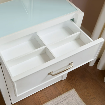 Woodstock, Ontario, appliances, furniture, home decor Odessa Lift-Top Makeup Vanity Table – Modern Dressing Table with Mirror, Hidden Storage & Soft-Close Drawers - Nadeems Home