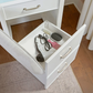Woodstock, Ontario, appliances, furniture, home decor Odessa Lift-Top Makeup Vanity Table – Modern Dressing Table with Mirror, Hidden Storage & Soft-Close Drawers - Nadeems Home