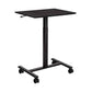 airLIFT® Pneumatic Mobile Desk Cart – Adjustable Rolling Sit-Stand Desk