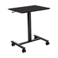 airLIFT® Pneumatic Mobile Desk Cart – Adjustable Rolling Sit-Stand Desk