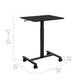 airLIFT® Pneumatic Mobile Desk Cart – Adjustable Rolling Sit-Stand Desk