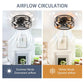 Otylia 19.7" Farmhouse Reversible Caged Ceiling Fan with Light Kit & Remote – Stylish & Functional