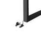 Paneled Glass Barn Door with Sliding Hardware Kit – Modern Interior Sliding Door Solutio