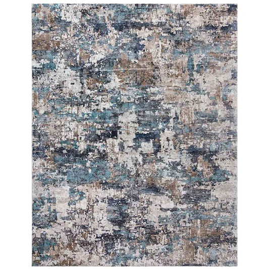 Roma Teagan Blue 6'6" x 9'6" Area Rug – Elegant Patterned Rug for Living Room, Bedroom & More