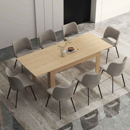 Rhu Extendable Pine Dining Table – Spacious, Sturdy & Timeless