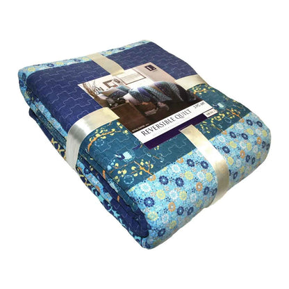 Royal Empire Cotton Reversible 3-Piece Quilt Set – Soft & Stylish Bedding