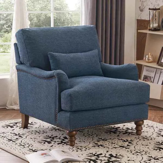 Upholstered Armless Chair Middle Seat – Modular Sofa Sectional Seating Module
