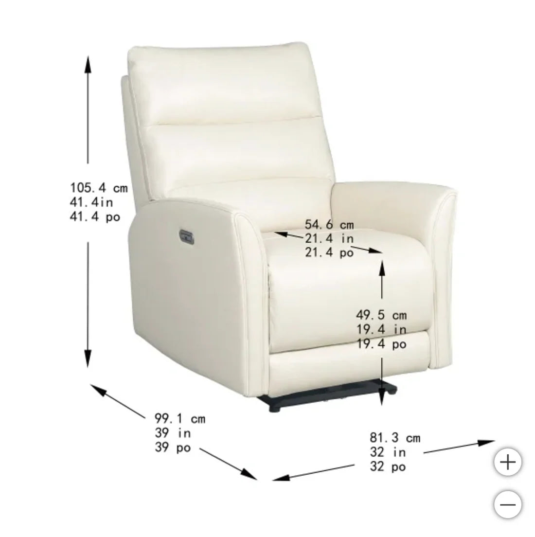 Nice Link Power Recliner – Modern Electric Reclining Chair with Comfort & Support