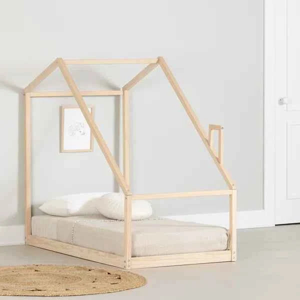 Sweedi Solid Wood Toddler House Bed – Safe & Charming Kids’ Bed