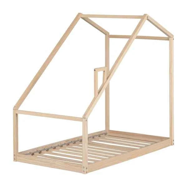 Sweedi Solid Wood Toddler House Bed – Safe & Charming Kids’ Bed