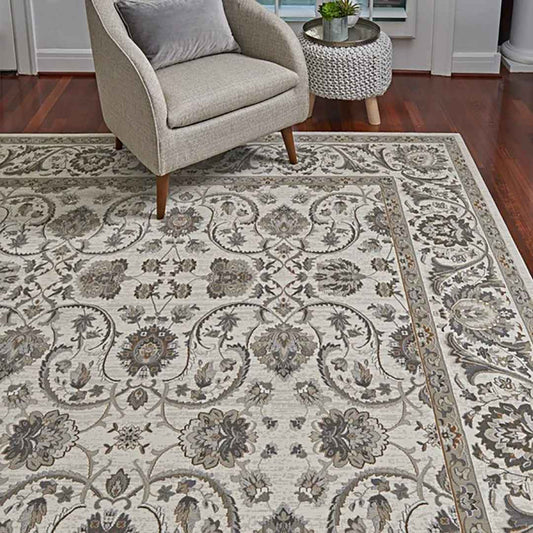Timeless Alden Ivory 6' x 9' Area Rug – Elegant Neutral Floor Rug for Living Room & Bedroom