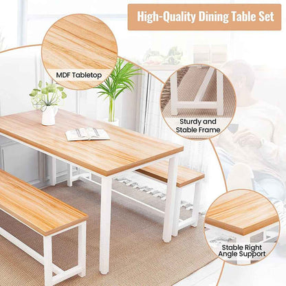 Theoline 4-Person Breakfast Nook Dining Set – Cozy & Stylish Dining Solution
