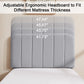 Auxter Upholstered Platform Bed Frame with Adjustable Headboard – No Box Spring Required