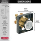 Universal Mixing Rough-In Valve R10000-UNBX – Reliable Plumbing Valve Replacement