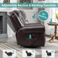 Pacanow 40" Wide Manual Swivel Recliner with Built-In Massager – Comfort & Relaxation in One