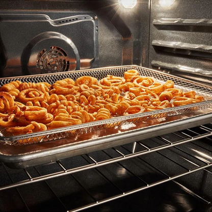 Whirlpool WFES5030RZ 30″ Freestanding Electric Range – 5.3 cu ft Air Fry, Air Baking & Self‑Clean