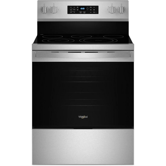 Whirlpool WFES5030RZ 30″ Freestanding Electric Range – 5.3 cu ft Air Fry, Air Baking & Self‑Clean