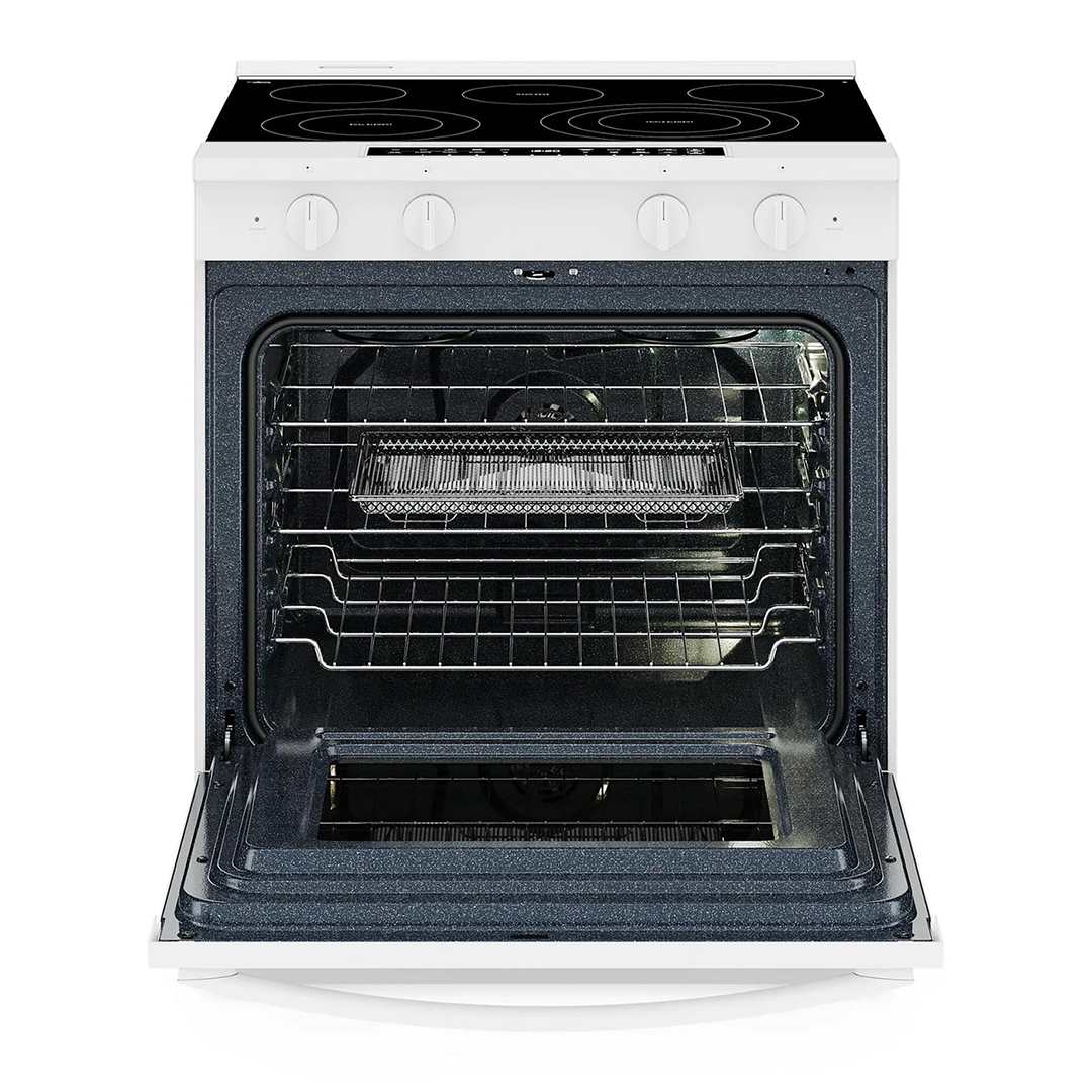 Whirlpool (Maytag) YWSES7530RW 5.3 Cu. Ft. Smart Slide‑In Electric Range – Air Fry, True Convection & WipeClean™ Cooktop
