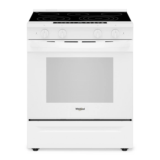 Whirlpool (Maytag) YWSES7530RW 5.3 Cu. Ft. Smart Slide‑In Electric Range – Air Fry, True Convection & WipeClean™ Cooktop