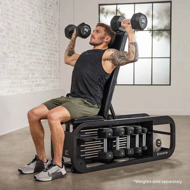 Centr Fusion Bench – Modern Upholstered Accent Bench with Storage