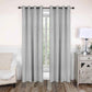 Millendon Solid Modern Polyester Grommet/Rod Pocket Room Darkening Curtain Pair (Set of 2)