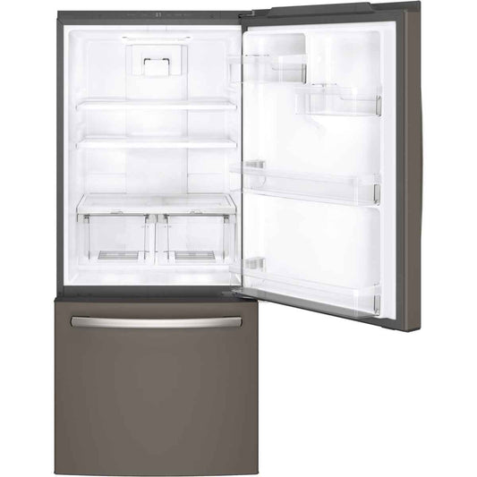 GE® 20.9 Cu. Ft. Bottom Freezer Refrigerator – Slate