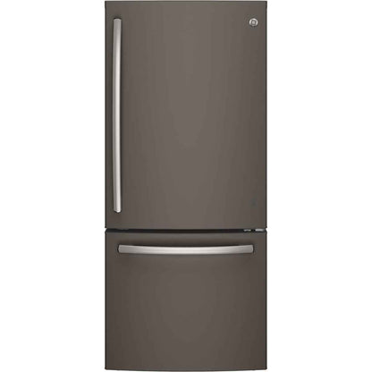 GE® 20.9 Cu. Ft. Bottom Freezer Refrigerator – Slate