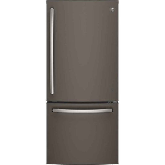 GE® 20.9 Cu. Ft. Bottom Freezer Refrigerator – Slate