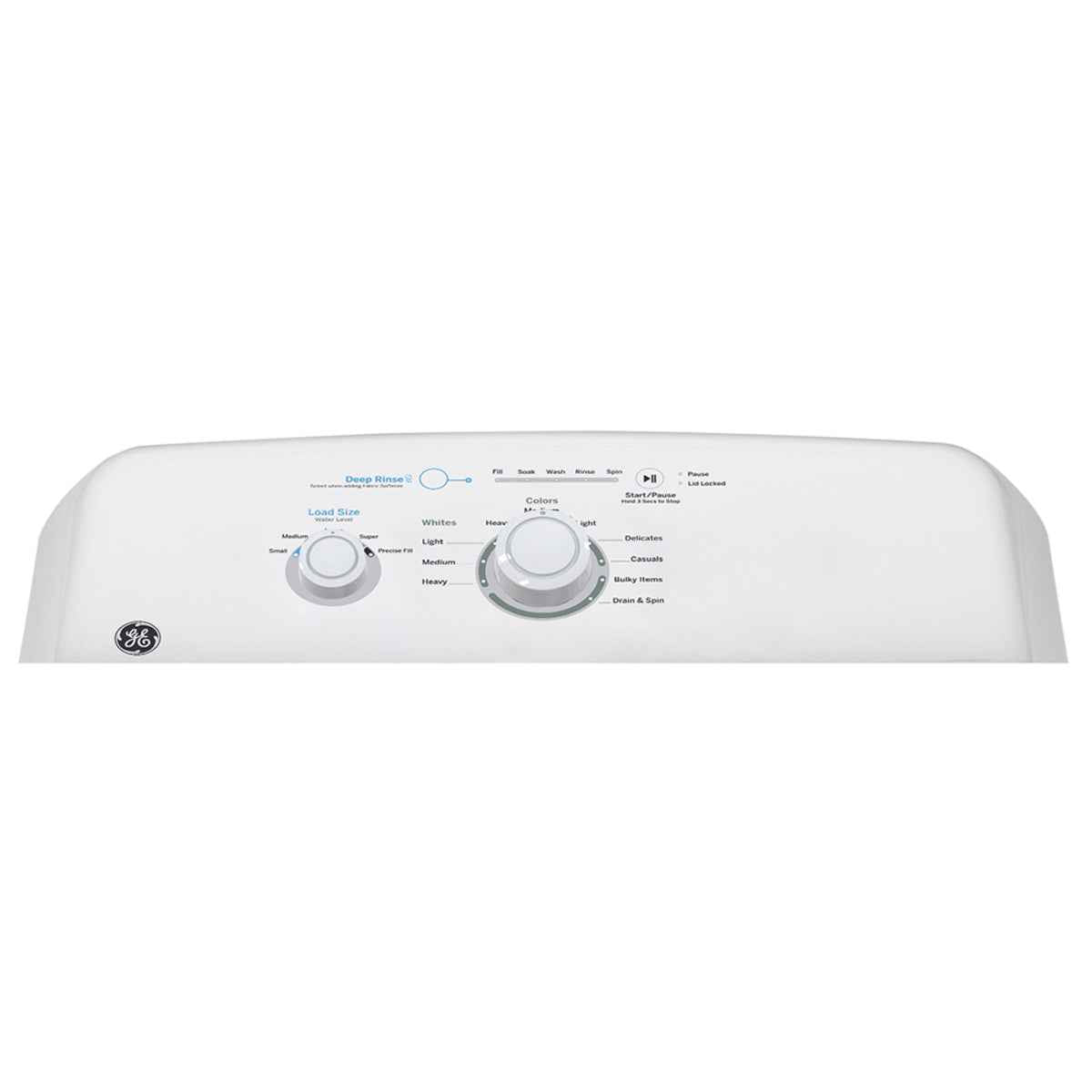 GE 4.4 Cu. Ft. Top Load Washer in White – GTW223BMRWW | High-Efficiency Washing Machine